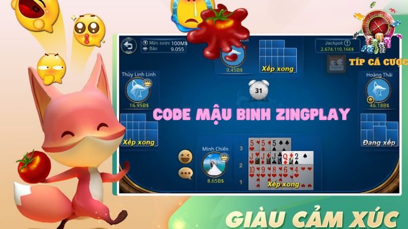 Cách nhập mã code mậu binh zingplay